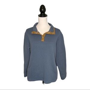 Koolaburra by UGG Quilted funnel neck pullover size M